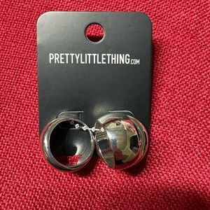 PrettyLittleThing Silver Dome Rings